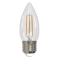 Лампа светодиодная LED-C35-5.5W/4000K/E27/CL/SLF 5.5Вт свеча прозрачная 4000К бел. свет E27 Volpe UL-00008464