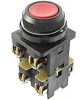 Выключатель кнопочный КЕ-012 У3 исп.7 2з+1р цилиндр IP40 10А 660В красн. Электротехник ET529315