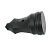 Розетка 1-м MultiSet 16А 250В IP44 с заземл. каучук черн. SE MST4002BK