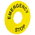 Табличка для кнопок 22мм "EMERGENCY STOP" EKF scep-es
