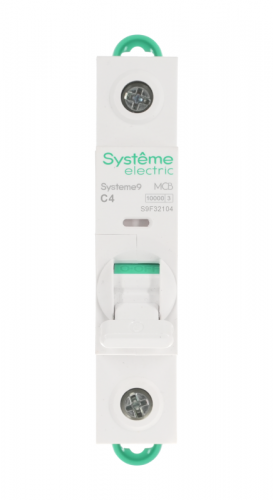 Выключатель автоматический 1п C 4А 10кА Systeme9 230В SE S9F32104 фото 6