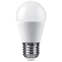 Лампа светодиодная LB-990 15Вт G45 шар 6400К E27 230В FERON 52078