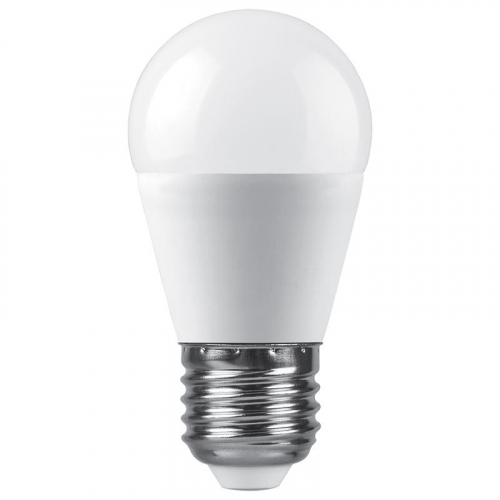 Лампа светодиодная LB-990 15Вт G45 шар 6400К E27 230В FERON 52078