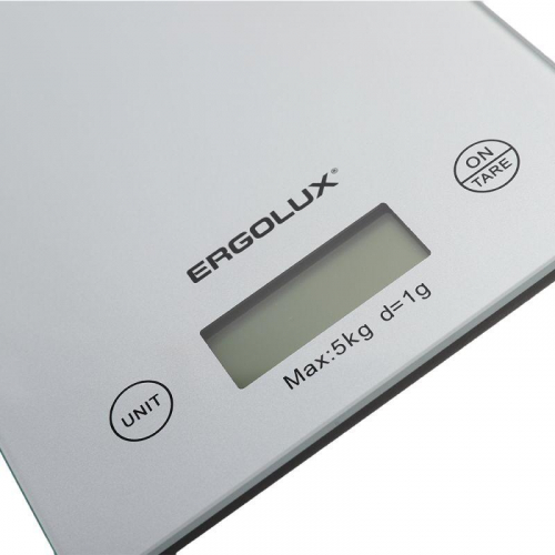 Весы кухонные ELX-SK02-С03 до 5кг 195х142мм сер. Ergolux 13600 фото 4