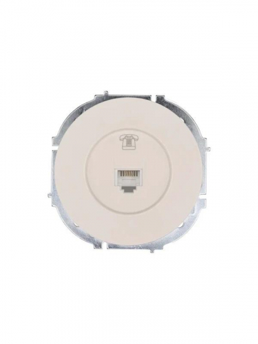 Розетка телефонная СП OSEN RJ11 евро механизм сл. кость LEZARD 743-9088-137