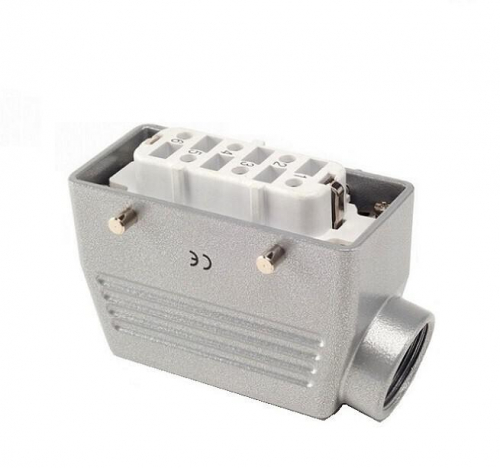 Розетка боковой ввод 6 полюсов 35А EMAS EBM606PU10