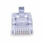 Коннектор 8P8C UTP 5e 50U (RJ-45) (уп.100шт) SUPRLAN 10-0207