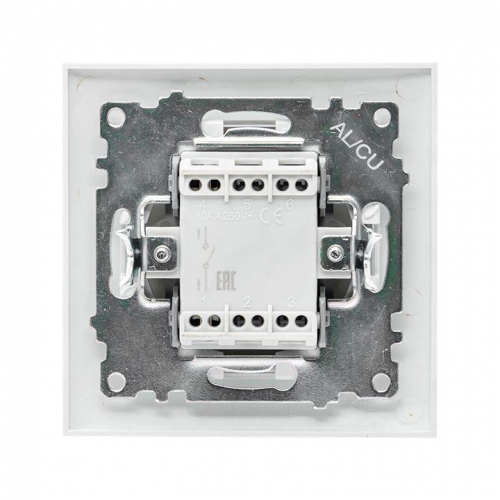 Выключатель 1-кл. СП Валенсия 10А IP20 бел. PROxima EKF EWV10-021-10 фото 5