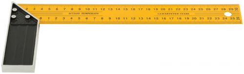 Угольник столярный усилен. желт. 300мм FIT 19430 фото 4