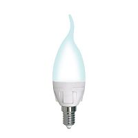 Лампа светодиодная LED-CW37 7W/4000K/E14 /FR/DIM PLP01WH Яркая 7Вт матовая 4000К нейтр. бел. E14 диммир. (упак. картон) Uniel UL-00004298