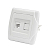 Розетка компьютерная 1-м СП Маргарита RJ45 16А IP20 бел. UNIVersal М0035
