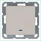 Выключатель 1-кл. 10А IP20 с подсветкой механизм тауп Jasmart G3011NT