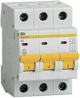 Выключатель автоматический модульный 3п B 5А 4.5кА ВА47-29 IEK MVA20-3-005-B