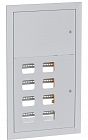 Щит этажный ЩЭ 8кв. без слабот. отсека (1000х650х160) PROxima EKF mb29-v-8r