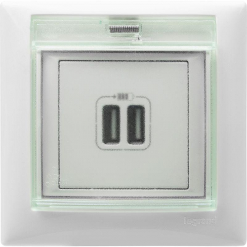 Розетка USB 2-м СП Valena бел. Leg 770470 фото 17