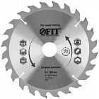 Диск пильный для циркулярных пил по дереву 200х30/25.4х24T FIT 37745
