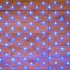 Гирлянда светодиодная "Сеть" 1.8х1.5м 180LED син. 15Вт IP20 провод ПВХ прозр. Neon-Night 215-133