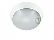 Светильник светодиодный WP 15 C 18W OP 840 D220 WH MDM 220х80мм 18Вт 4000К IP54 ЖКХ круглый пылевлагозащ. с датчиком движ. бел. Русский Свет 15071524504