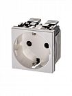 Механизм розетки Zenit 16А 250В с заземл. бел. ABB 2CLA228860N1101