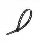 Хомут нейлоновый КСО"Multihole" 10х200 черн. (уп.100шт) Fortisflex 81156