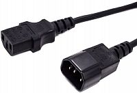 Кабель питания С13-C14, 3х1.0, 220В, 10A, 2200 Вт, чёрный, 0.6м Filum FL-PC16-C13-C14-0.6M