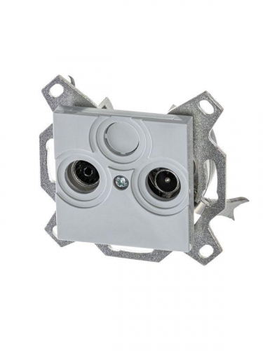 Розетка TV-R Levit проходная 7дБ сер. ABB 2CHH083607A6016