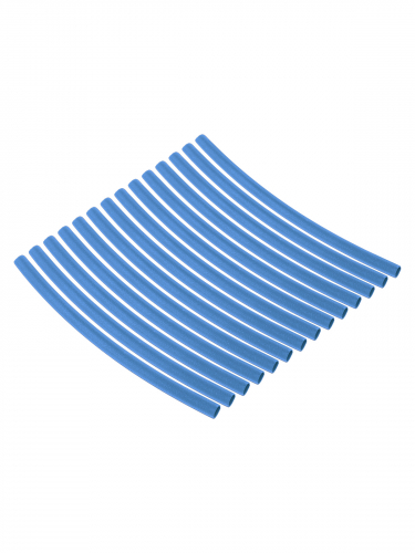 Набор трубок термоусаживаемых, клеевых "Моноцвет, синий 3,2/1,0 TDM" фото 2