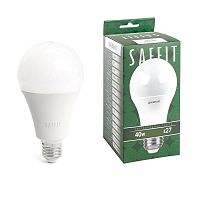 Лампа светодиодная SBA8040 40Вт A80 грушевидная 6400К E27 230В SAFFIT 55202