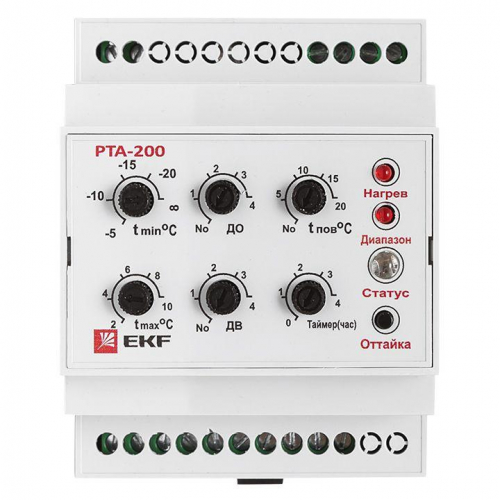 Терморегулятор РТА-200 EKF rta-200 фото 8