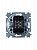 Переключатель 2-кл. СП Levit IP20 бел./дым. черн. ABB 2CHH595245A6062