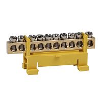 Шина нулевая тип Стойка OptiKit BB-S-PE-DIN-10-6х9 желт. КЭАЗ 277833