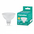 Лампа светодиодная LED8-S108/845/GU5.3 8Вт рефлектор матовая 4500К бел. GU5.3 220В Camelion 12872