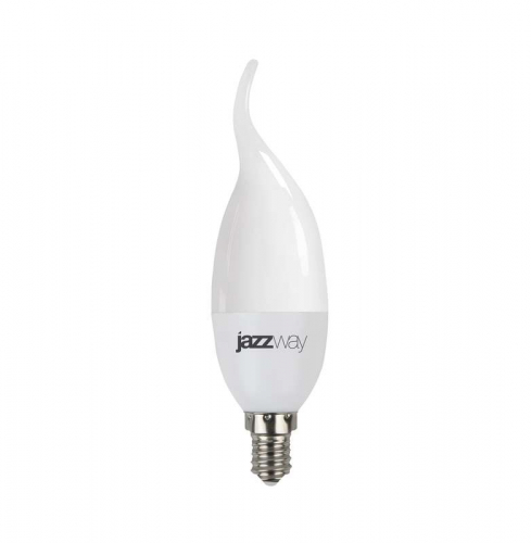 Лампа светодиодная PLED-SP CA37 7Вт свеча на ветру 4000К бел. E14 560лм 175-265В JazzWay 1027917-2