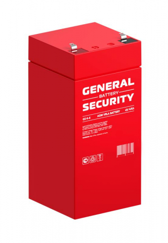 Аккумулятор 4В 4А.ч General Security GS4-4 фото 2