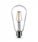 Лампа светодиодная LEDClassic 6-60Вт ST64 E27 830 CL N PHILIPS 929001975013