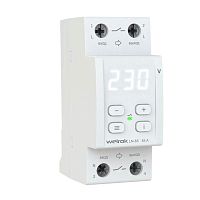 Реле напряжения с разрывом фазы и нейтрали LN -63 Welrok 4660251141707