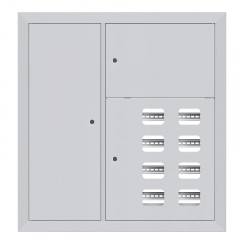 Щит этажный 8кв. слаботочка слева (1000х950х150) Basic EKF mb28-v-8z