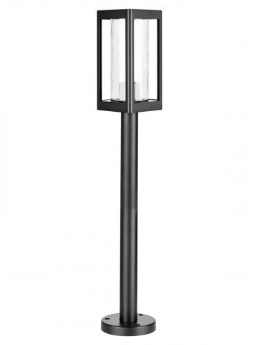 Светильник садово-парковый "Женева" 1х60 Вт, столб, H500 мм, алюм., прозрачное/черный, Е27, TDM фото 2