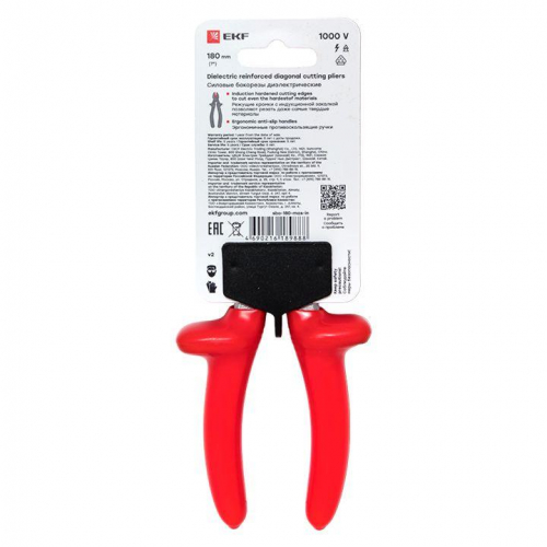 Бокорезы силовые 180мм Master 1000В Basic EKF sbo-180-mas-in фото 7