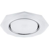 Светильник CD5021 15Вт GX53 встраив. без лампы со светодиод. подсветкой 20LEDх2835 SMD 4000К с драйвером в комплекте бел. матов. FERON 32660