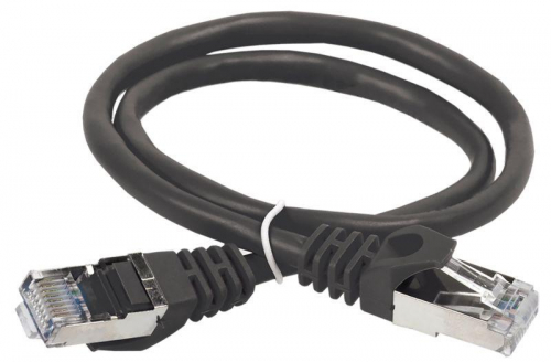 Патч-корд кат.5E FTP 2м черн. ITK PC09-C5EF-2M