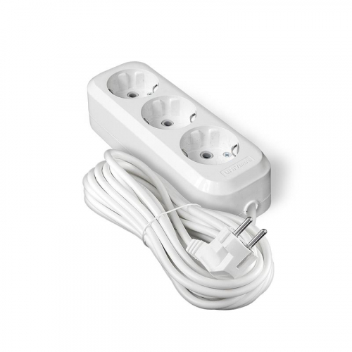 Удлинитель 3х7м с заземл. IP20 Е-303А ПВС 3х1.5 Universal 1724