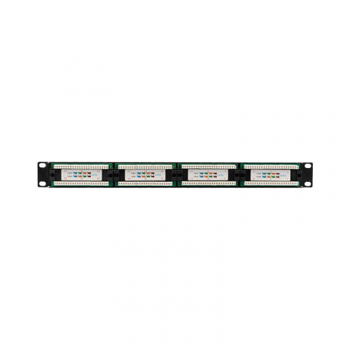 Патч-панель 19дюйм кат.5E 24 порта RJ45 черн. Rexant 04-0021 фото 3