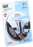 Лента светодиодная ECO LED LSR-3528W120-9.6-IP20-12V 10Вт/м (уп.5м) бел. IEK LSR1-2-120-20-1-05