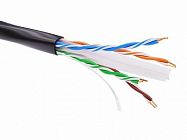 Информационный кабель неэкранированый U/UTP 4х2 CAT6, PE, Черный | RN6UUPE3BK | DKC