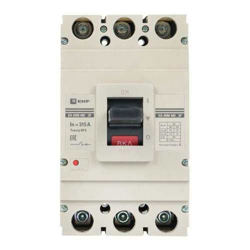 Выключатель автоматический 3п 400/315А 42кА ВА-99М PROxima EKF mccb99-400-315m фото 4