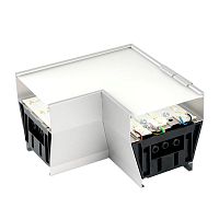 Светильник коннектор AL4036L RetailRay 4Вт 3000К-4000К-6400К 440лм 115х115х70мм L-образ. с ручным переключением режимов серебр. возмож. соедин. в линию FERON 51872