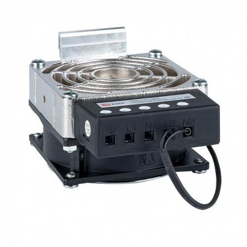 Обогреватель на DIN-рейку с вентилятором 100Вт 230В IP20 Quardo PROxima EKF heater-vent-q-100-20 фото 2