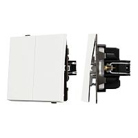 Выключатель управления шторами SWT-TENDO-MKR2-SFPL-WH 10А 230В механизм Arlight 054561