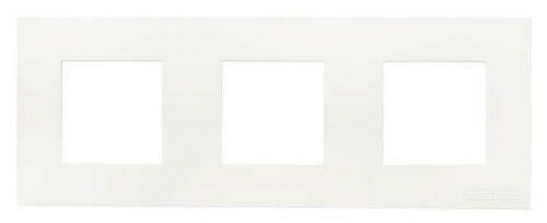 Рамка 3-м Zenit базовая с суппортом бел. ABB 2CLA227310N1101